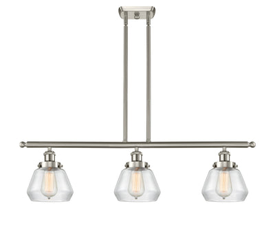 Ballston Urban Island Light Cast Steel Brass