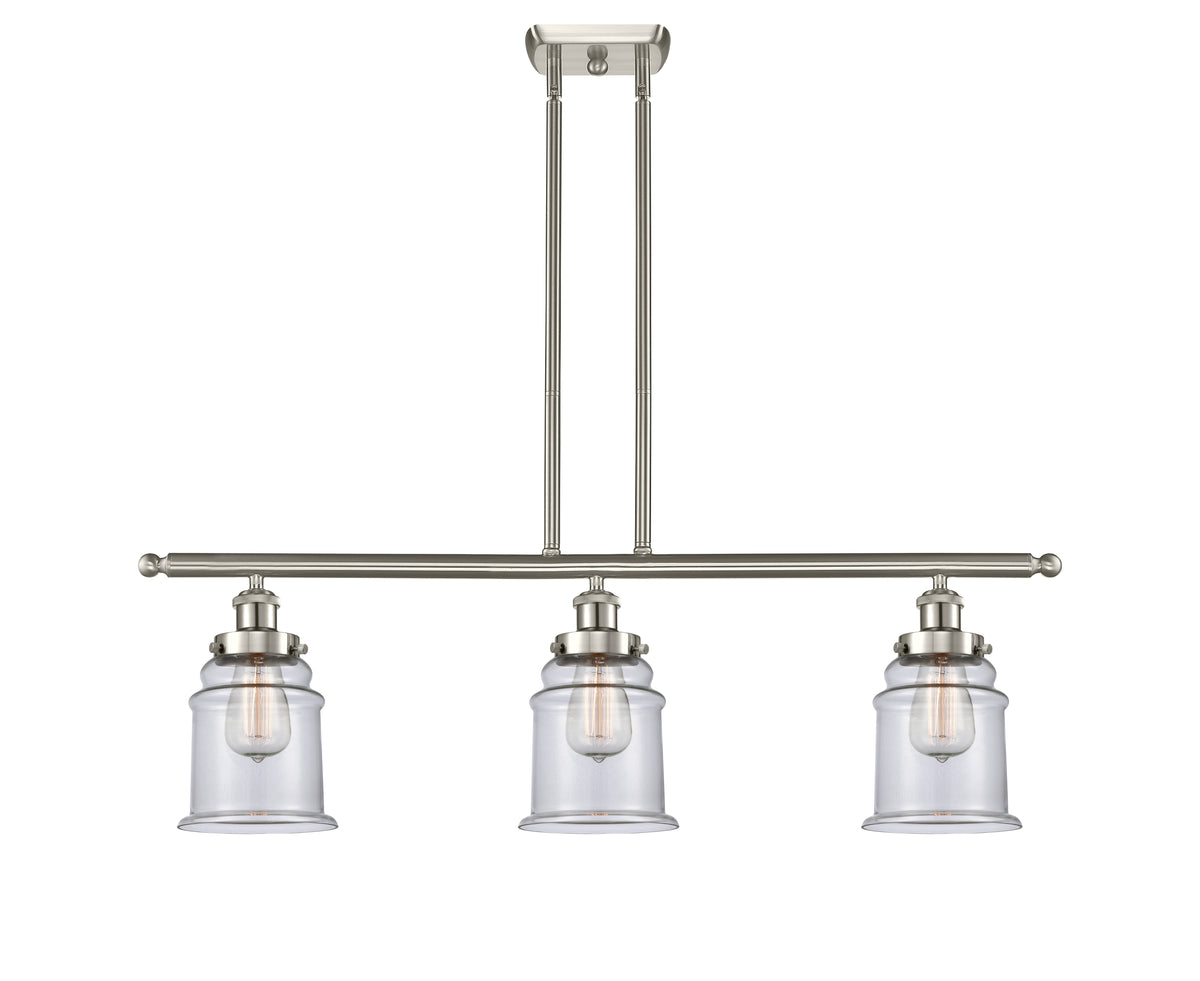 Canton 36-Inch 3-Light Stem-Hung Island Light 10.625-Inch High