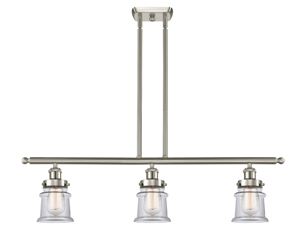 Canton 36-Inch 3-Light Stem-Hung Island Light 9-Inch High