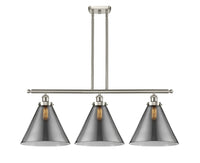 Cone 36-Inch 3-Light Stem-Hung Island Light with LED Bulbs 13.25-Inch High
