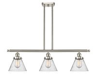 Cone 36-Inch 3-Light Stem-Hung Island Light 11-Inch High
