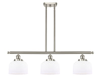 Bell 36-Inch 3-Light Stem-Hung Island Light 11-Inch High 7.75-Inch Shade Sloped-Ceiling Compatible