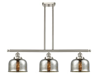 Bell 36-Inch 3-Light Stem-Hung Island Light 11-Inch High 7.75-Inch Shade Sloped-Ceiling Compatible