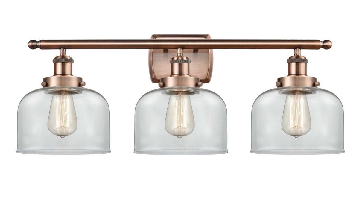 Bell 28-Inch 3-Light Bath Vanity Light 11-Inch High Dimmable