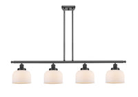 Bell 48-Inch 4-Light Stem-Hung Island Light 8-Inch Extension 7.75-Inch Shade Sloped-Ceiling Compatible