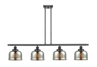 Bell 48-Inch 4-Light Stem-Hung Island Light 8-Inch Extension 7.75-Inch Shade Sloped-Ceiling Compatible