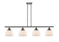 Bell 48-Inch 4-Light Stem-Hung Island Light 8-Inch Extension 7.75-Inch Shade Sloped-Ceiling Compatible