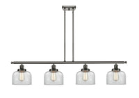 Bell 48-Inch 4-Light Stem-Hung Island Light 8-Inch Extension 7.75-Inch Shade Sloped-Ceiling Compatible