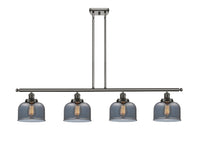 Bell 48-Inch 4-Light Stem-Hung Island Light 8-Inch Extension 7.75-Inch Shade Sloped-Ceiling Compatible