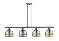 Bell 48-Inch 4-Light Stem-Hung Island Light 8-Inch Extension 7.75-Inch Shade Sloped-Ceiling Compatible
