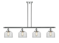 Bell 48-Inch 4-Light Stem-Hung Island Light 8-Inch Extension 7.75-Inch Shade Sloped-Ceiling Compatible