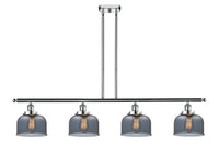 Bell 48-Inch 4-Light Stem-Hung Island Light 8-Inch Extension 7.75-Inch Shade Sloped-Ceiling Compatible