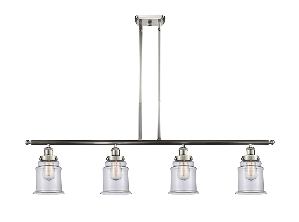 Canton 48-Inch 4-Light Stem-Hung Island Light 10.625-Inch High