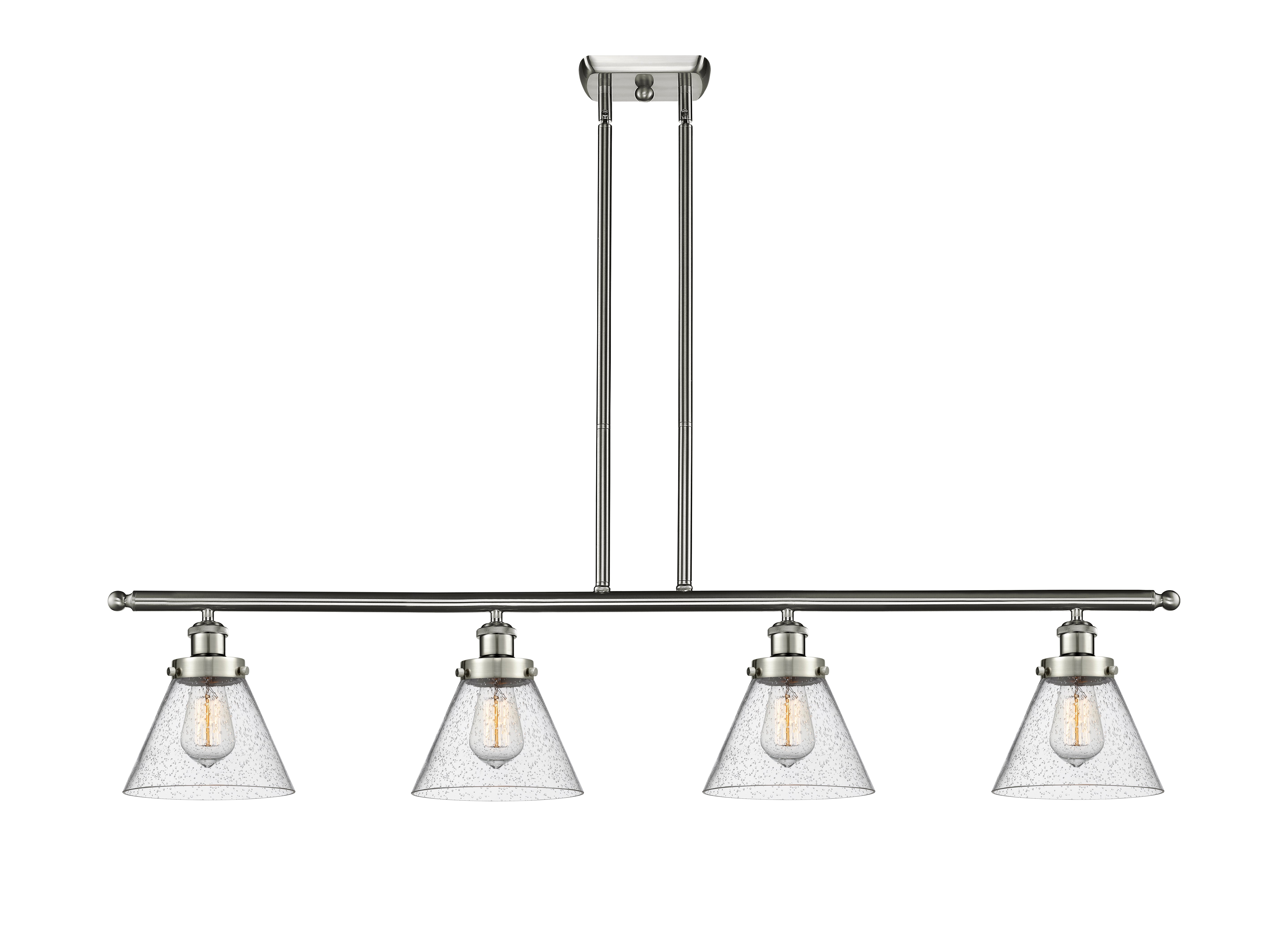 Ballston Urban Island Light Cast Brass Steel
