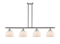Bell 48-Inch 4-Light Stem-Hung Island Light 8-Inch Extension 7.75-Inch Shade Sloped-Ceiling Compatible