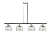 Bell 48-Inch 4-Light Stem-Hung Island Light 8-Inch Extension 7.75-Inch Shade Sloped-Ceiling Compatible