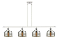 Bell 48-Inch 4-Light Stem-Hung Island Light 8-Inch Extension 7.75-Inch Shade Sloped-Ceiling Compatible