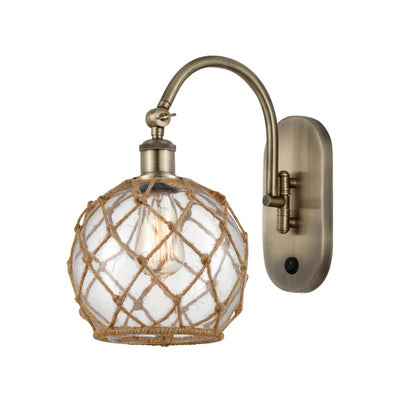 Ballston Sconce Steel Glass 14 Inch
