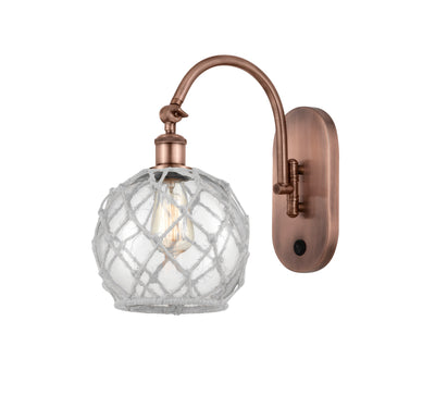 Ballston Sconce Steel Glass 14 Inch