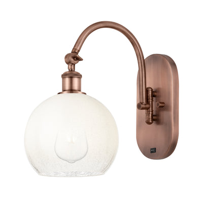 Ballston Sconce Cast Brass Glass 16 Inch
