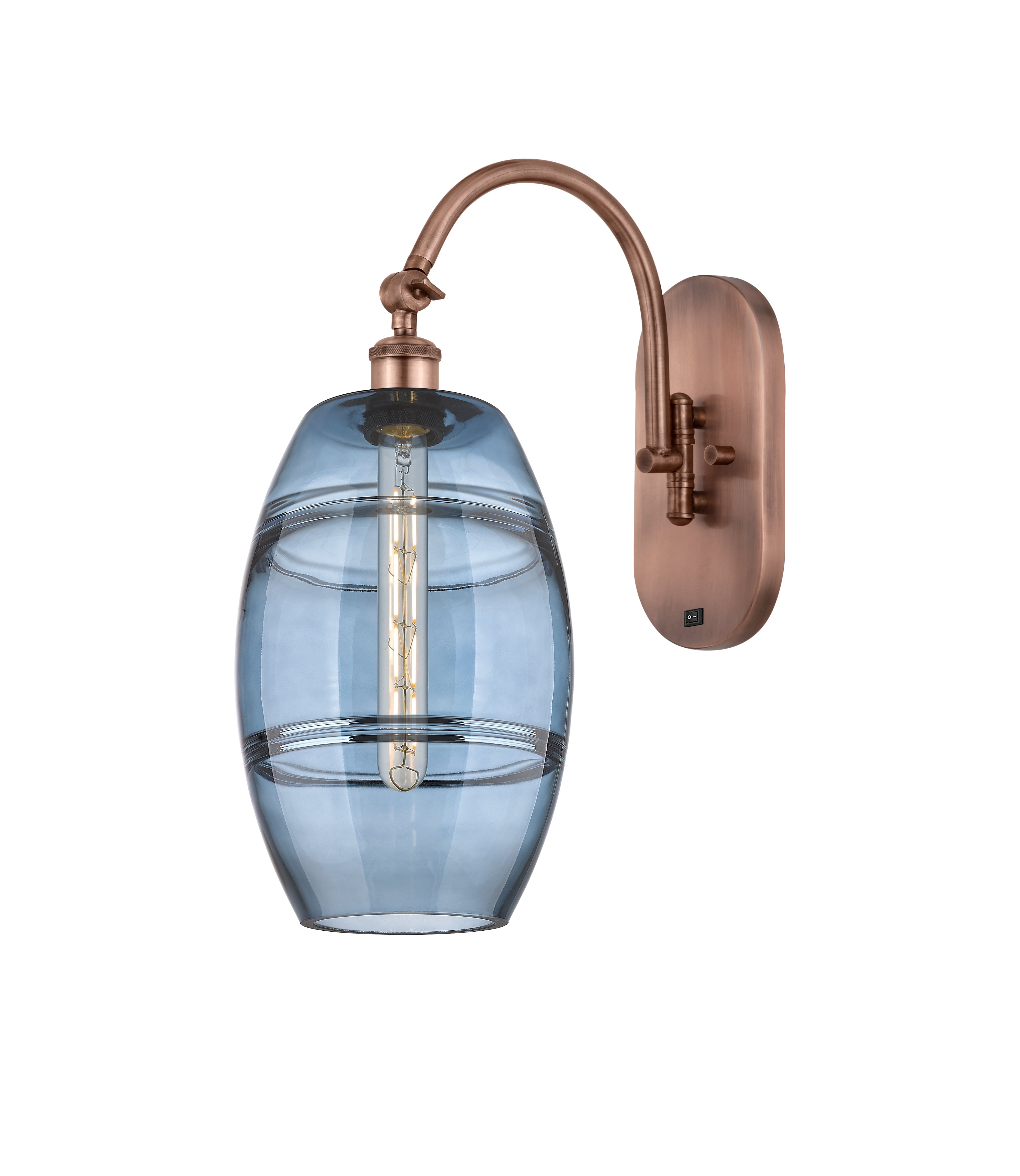 Ballston Sconce Cast Brass Steel Glass