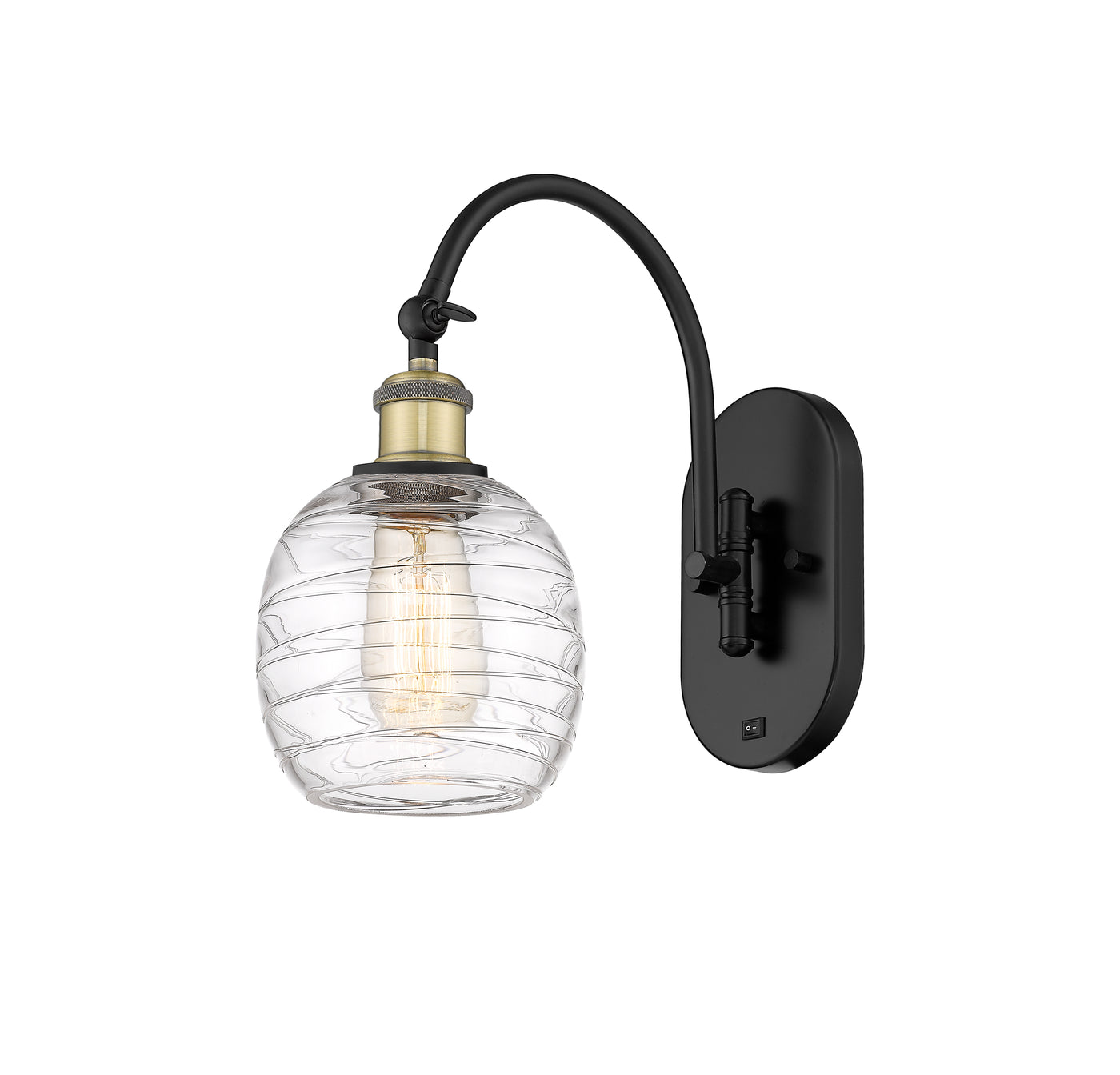 Ballston Sconce Cast Brass Steel 13 Inch