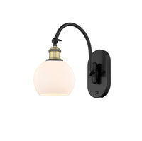 Ballston Sconce Cast Brass Steel Glass