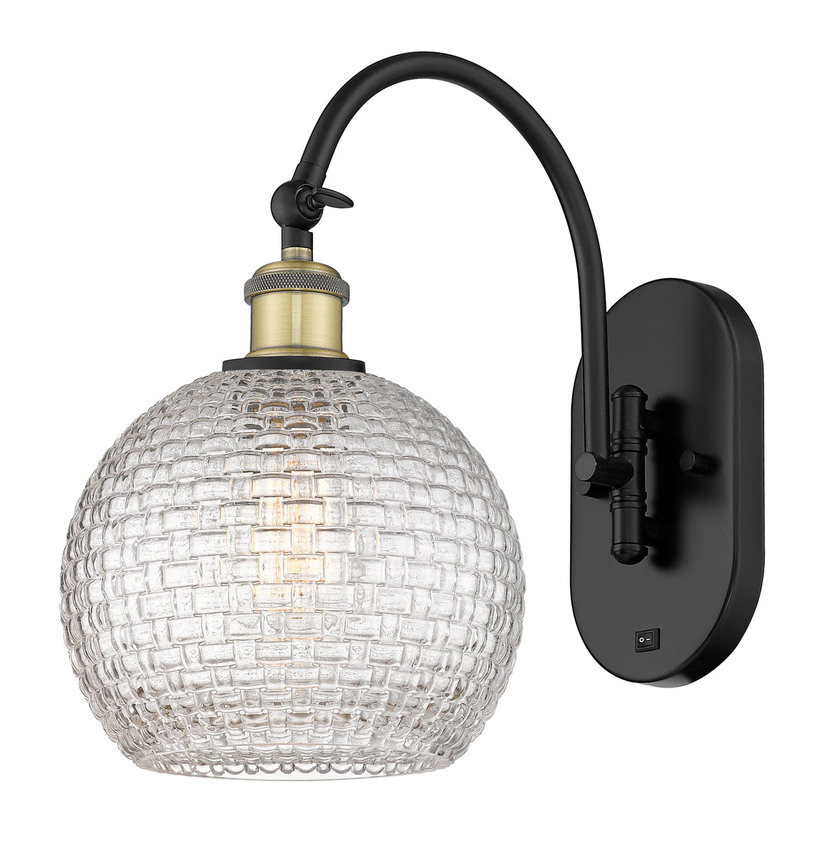 Athens 8-Inch 1-Light Sconce 14-Inch High Reversible