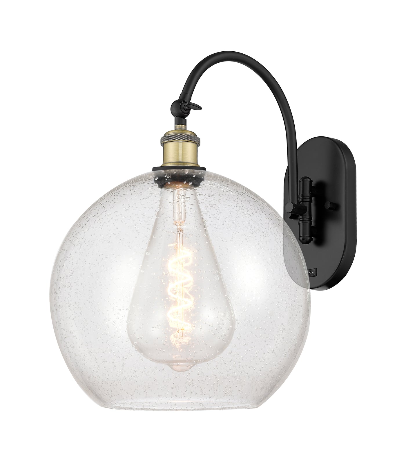 Ballston Sconce Cast Brass Glass Steel