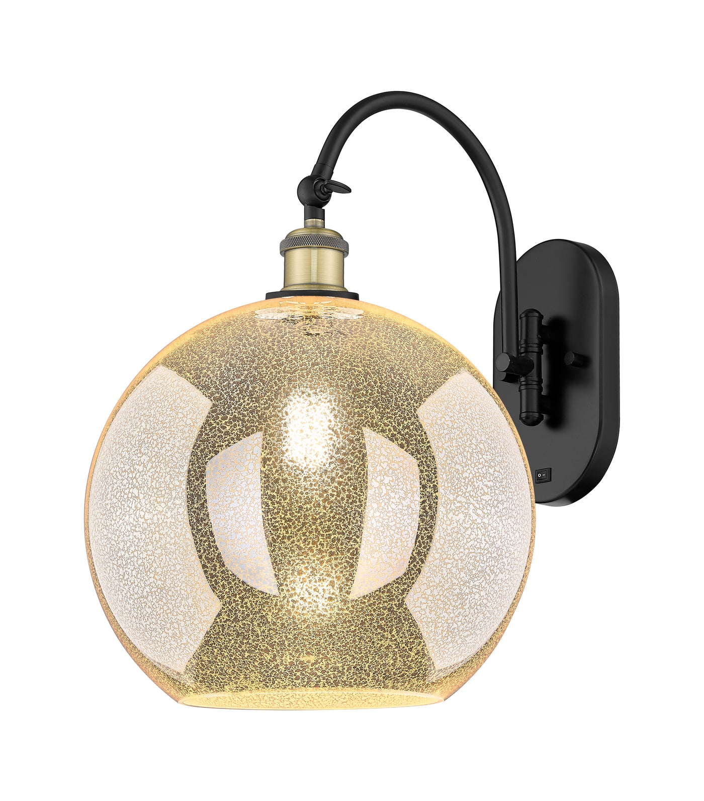 Ballston Sconce Cast Brass Glass Steel