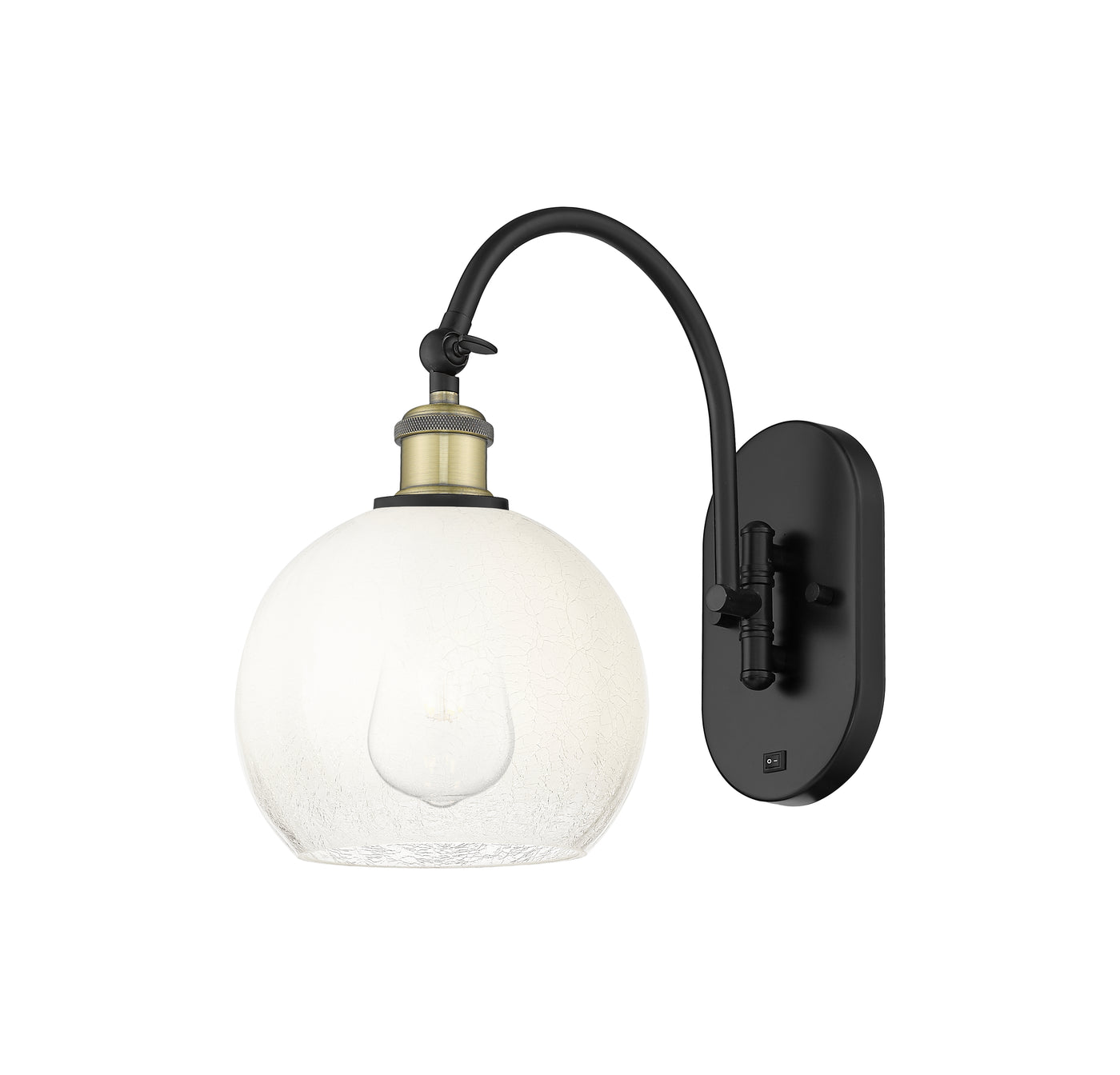 Ballston Sconce Cast Brass Glass 16 Inch