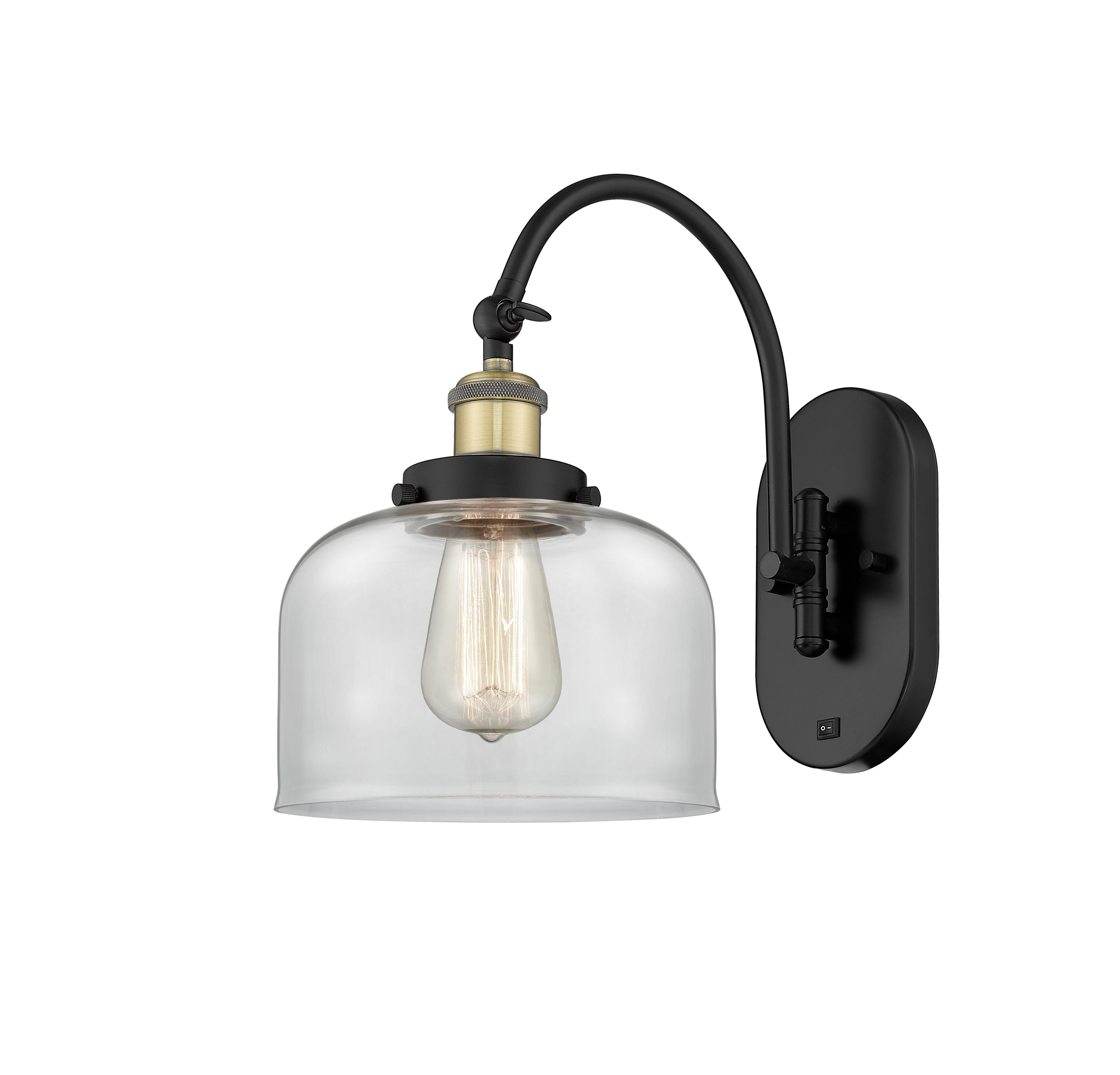 Ballston Sconce Cast Brass Steel 14.5 Inch