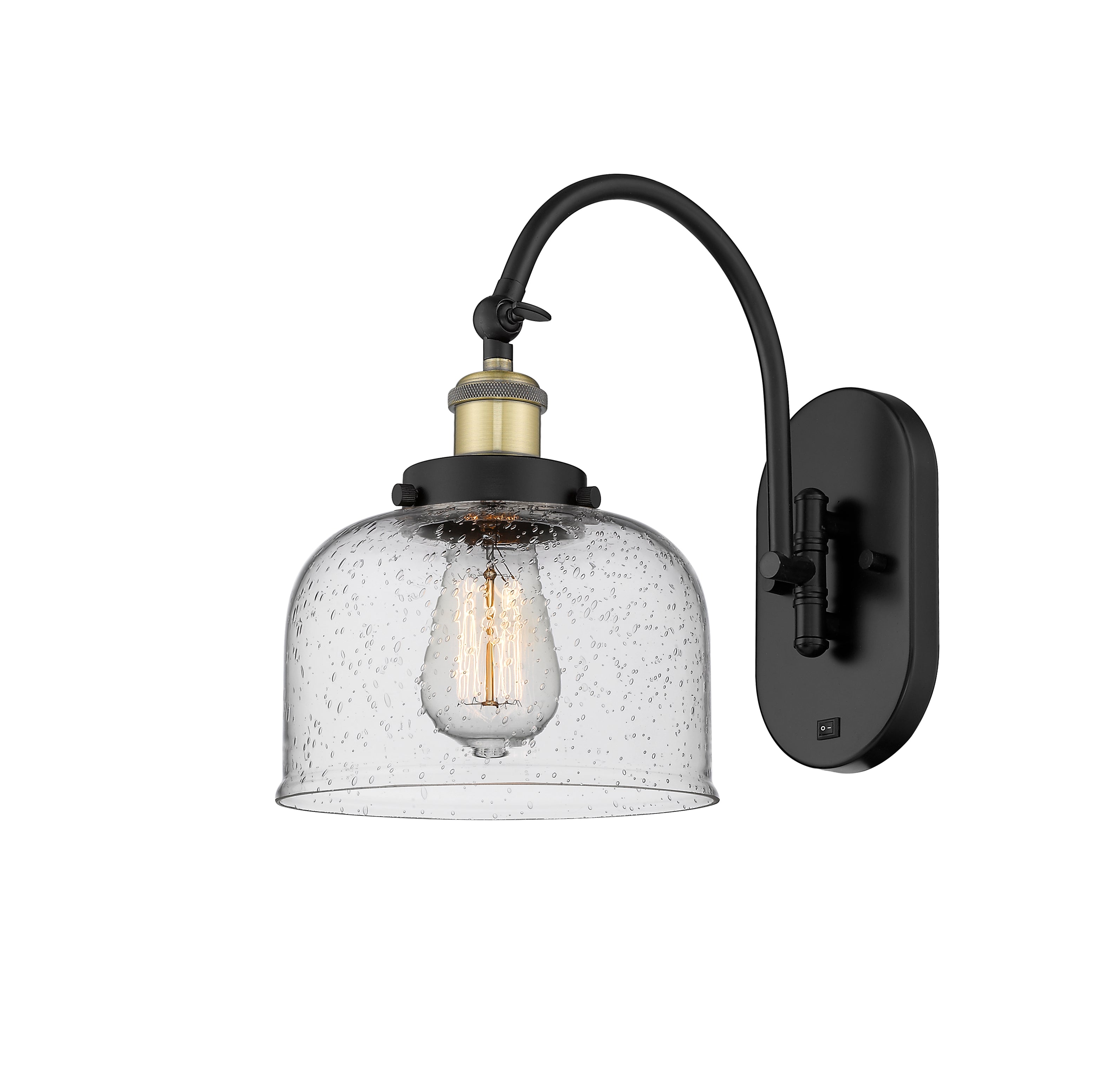 Ballston Sconce Cast Brass Steel 14.5 Inch