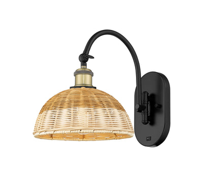 Ballston Sconce Cast Brass Steel Glass