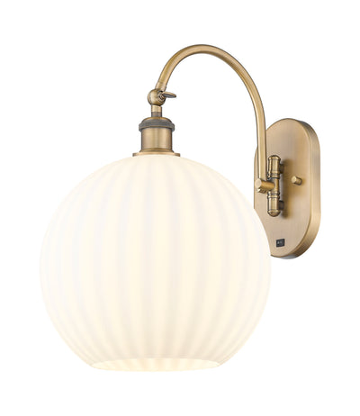 Ballston Sconce Cast Brass Glass Steel