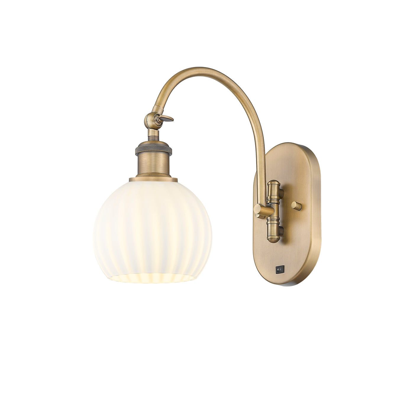 Ballston Sconce Cast Brass Finish 17.5