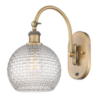 Ballston Sconce Cast Brass Steel Glass