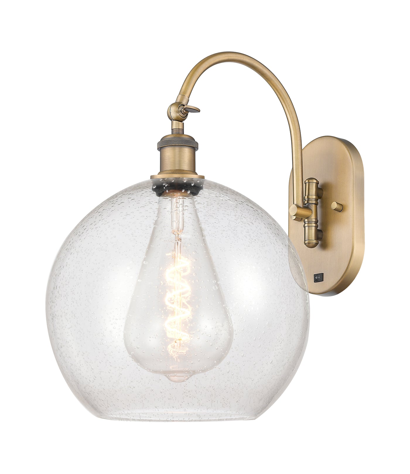 Ballston Sconce Cast Brass Glass Steel