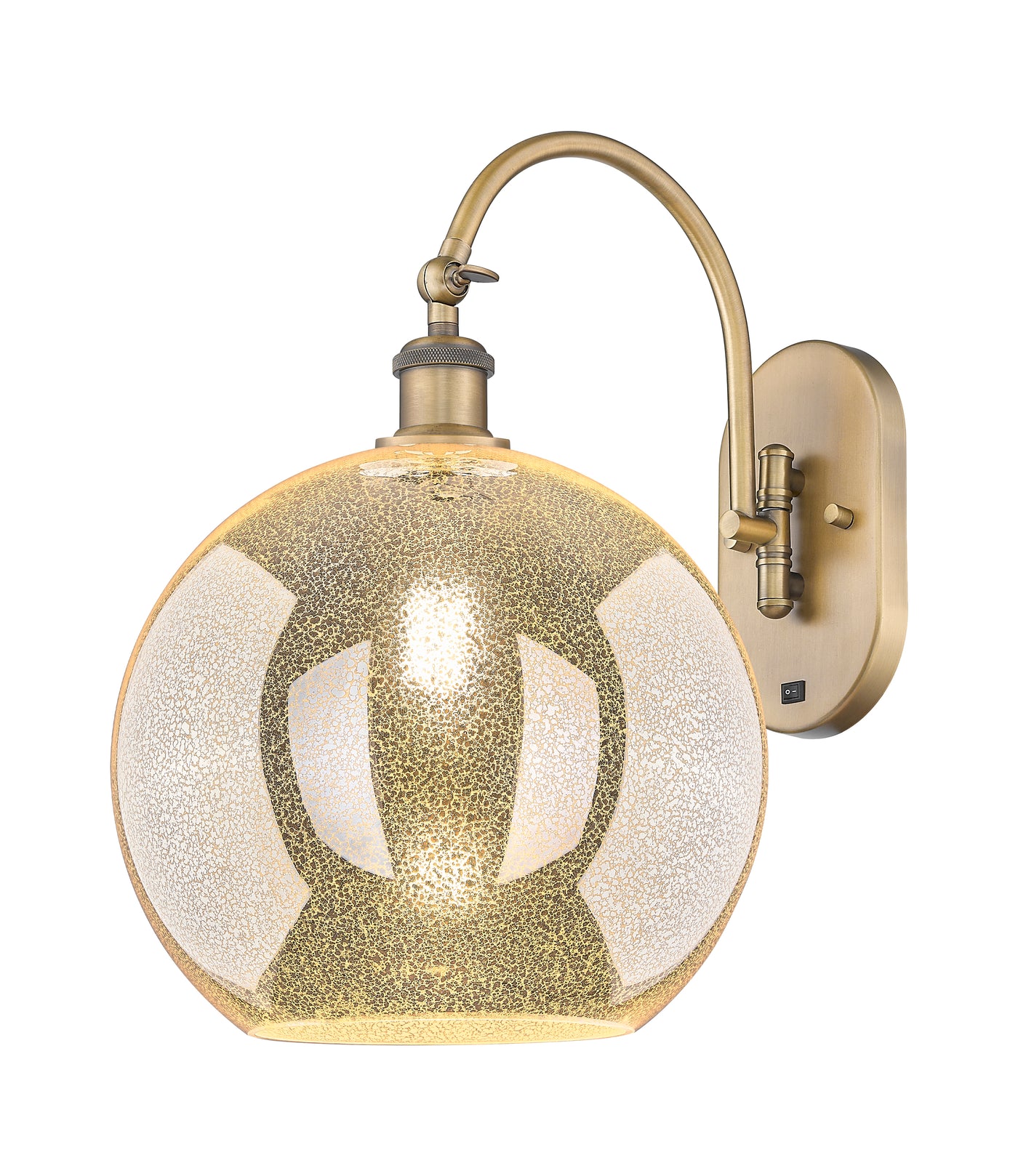 Ballston Sconce Cast Brass Glass Steel