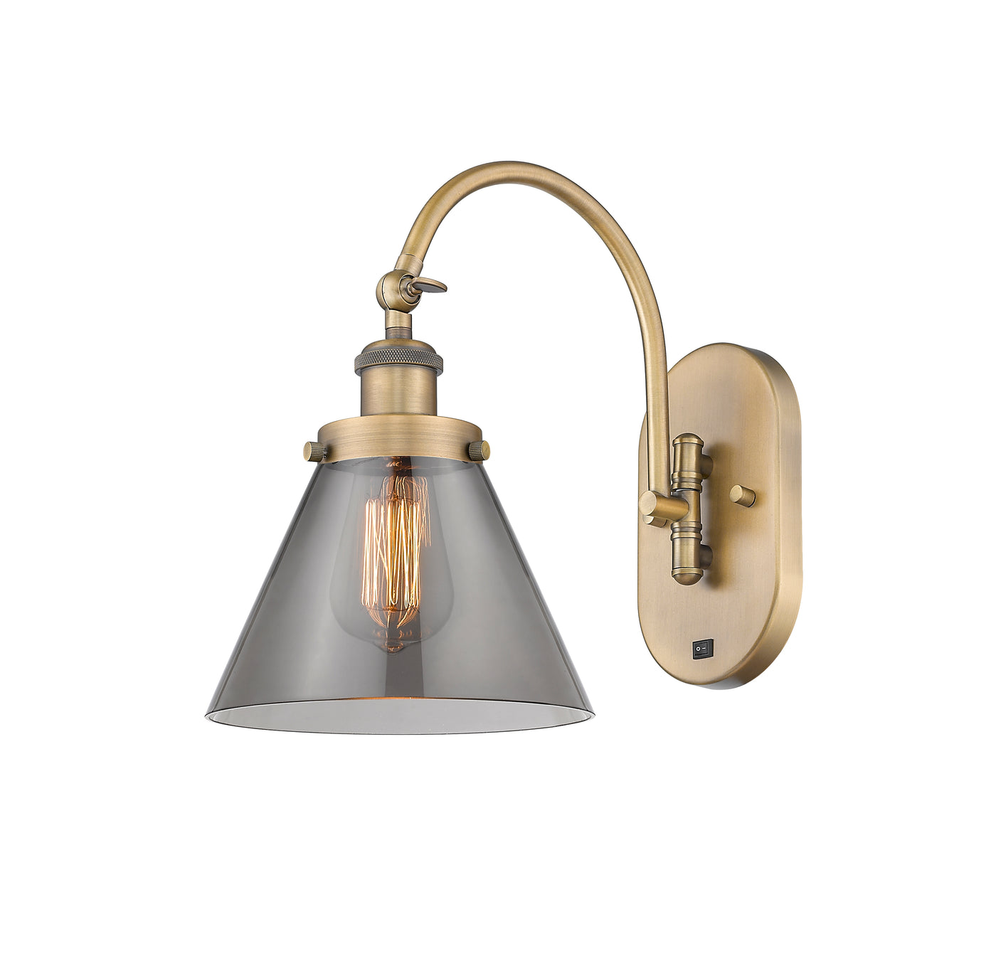 Franklin Restoration Swing Arm Steel Brass