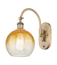 Ballston Sconce Cast Brass Glass 16 Inch