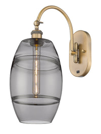 Ballston Sconce Cast Brass Steel Glass