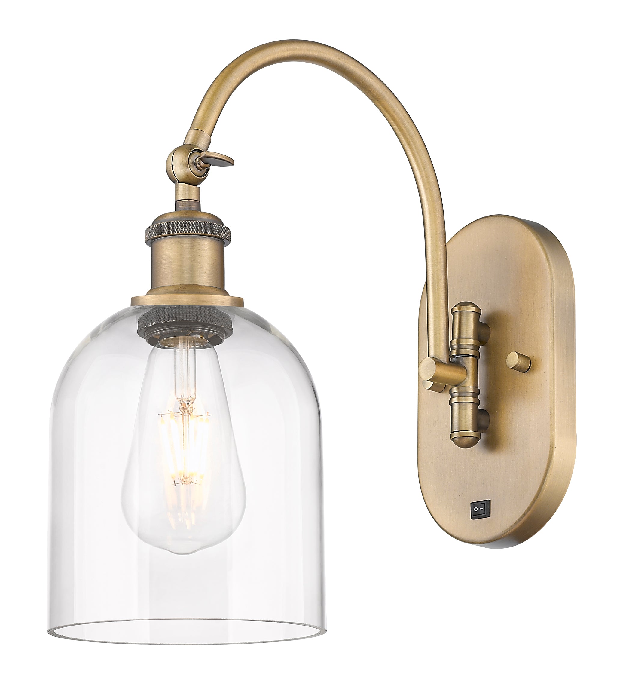 Ballston Sconce Cast Brass Finish