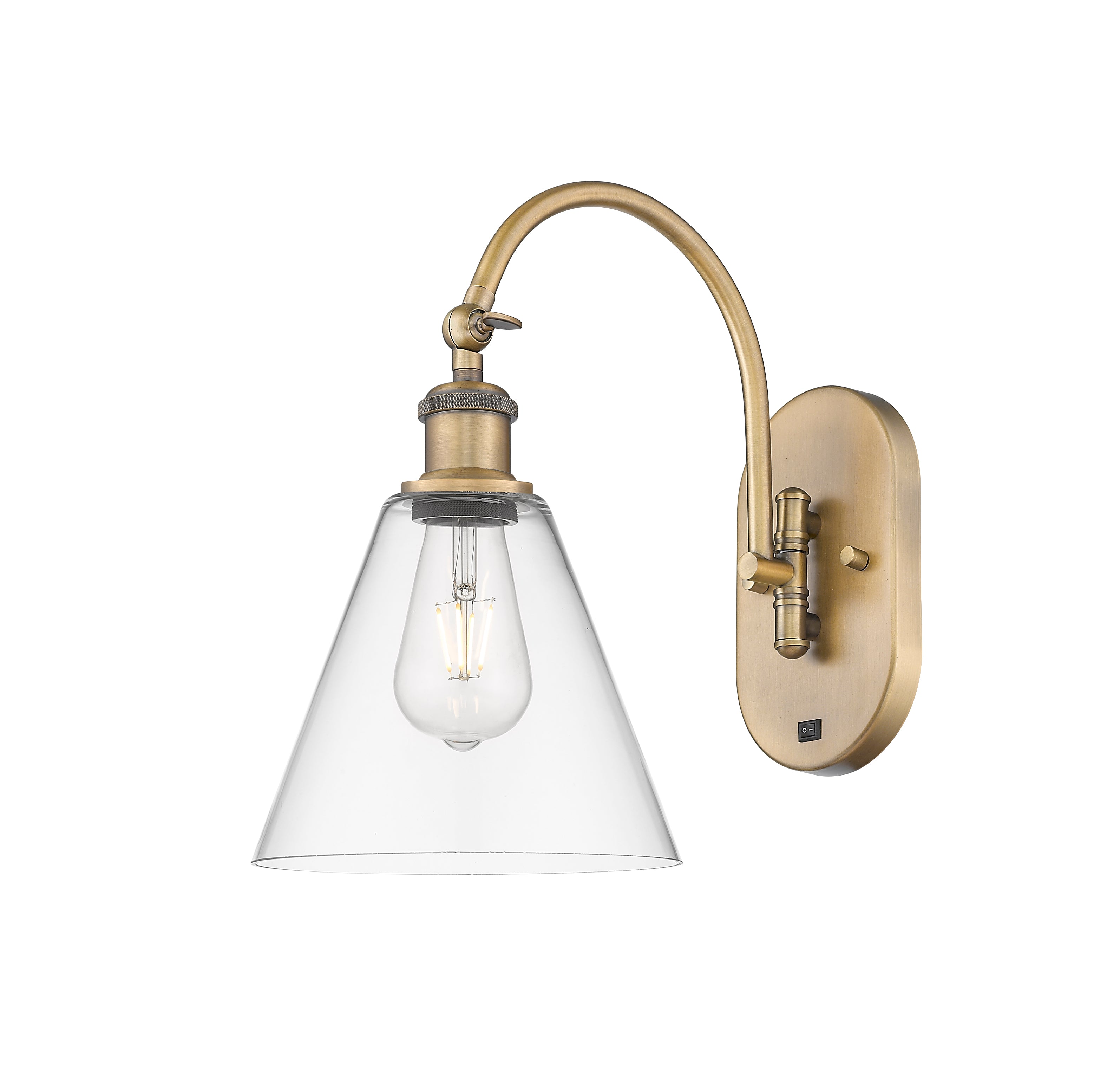 Ballston Sconce Cast Brass Fenton