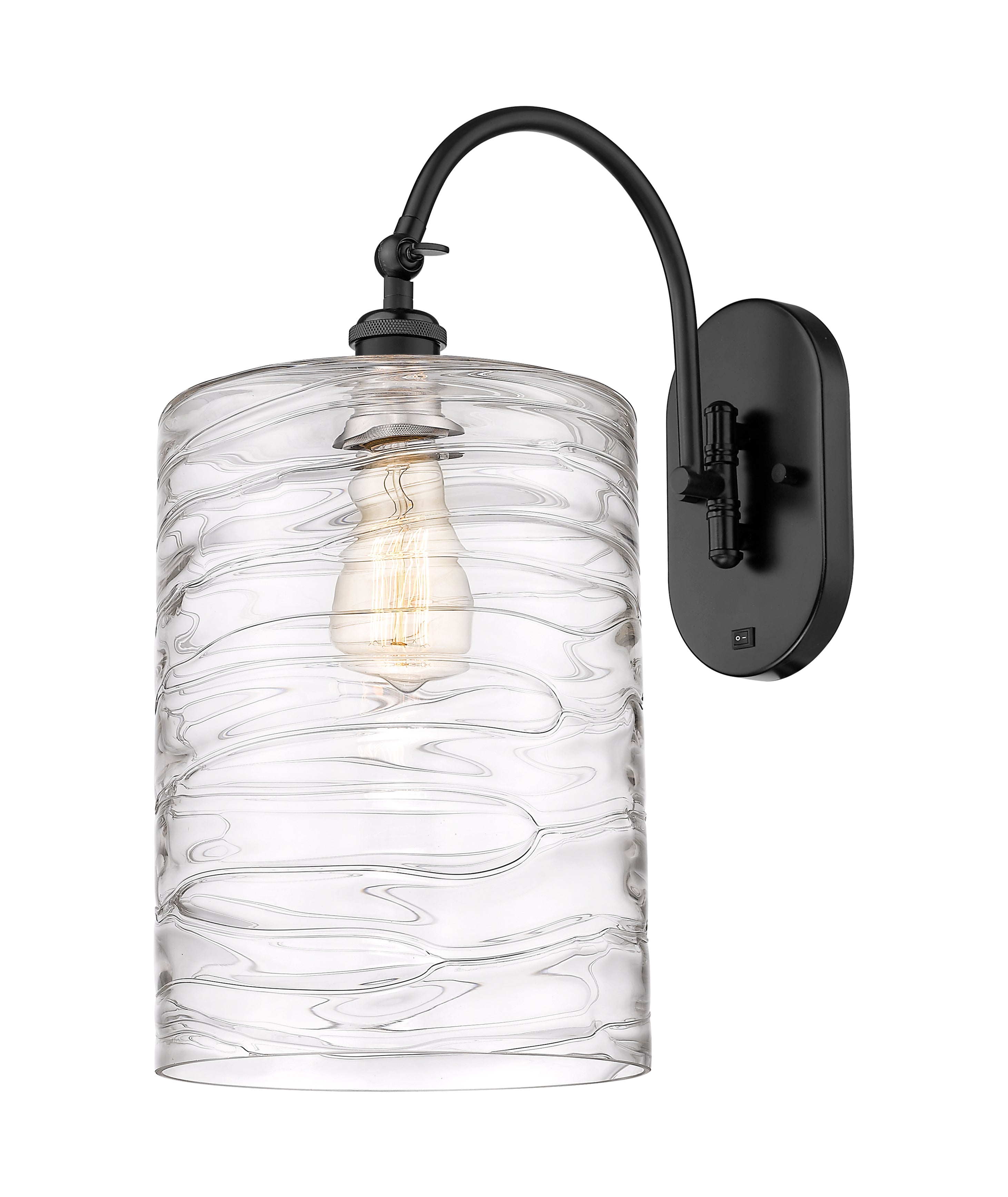 Ballston Sconce Cast Brass Steel Glass