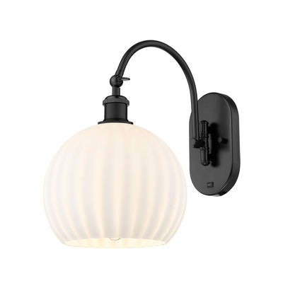 Ballston Sconce Cast Brass Steel Glass