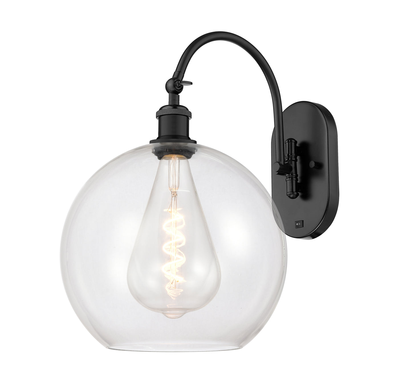 Ballston Sconce Cast Brass Glass Steel