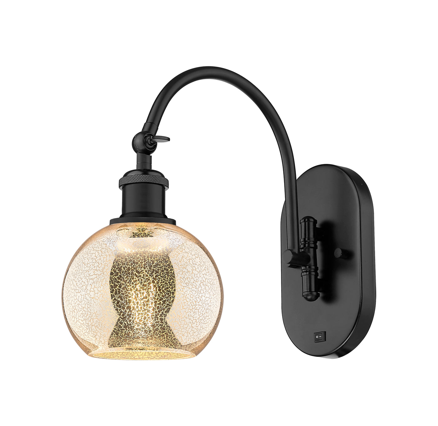 Ballston Sconce Cast Brass Steel Glass