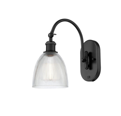 Ballston Sconce Cast Brass Steel Glass