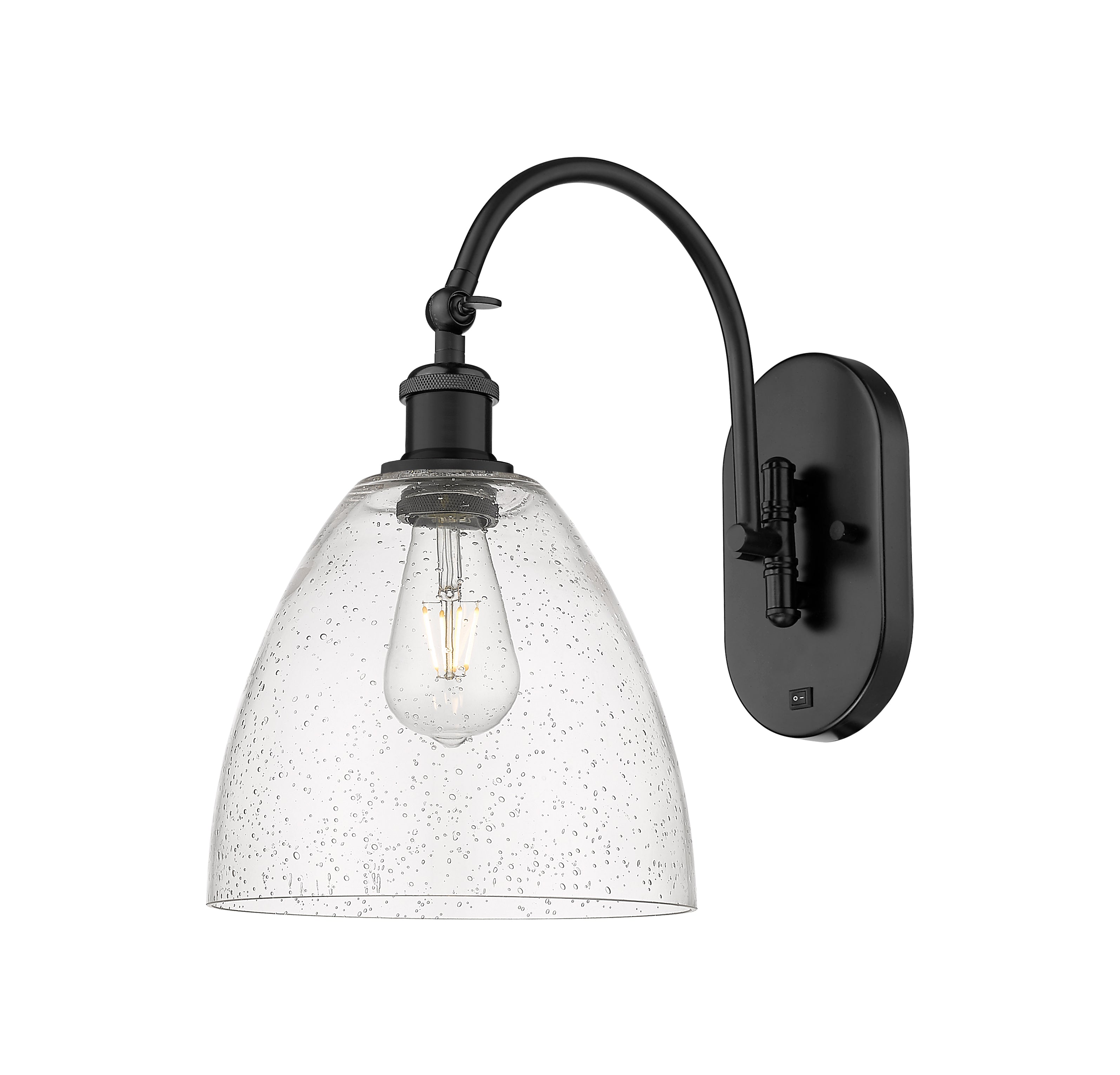 Ballston Sconce Cast Brass Steel Glass